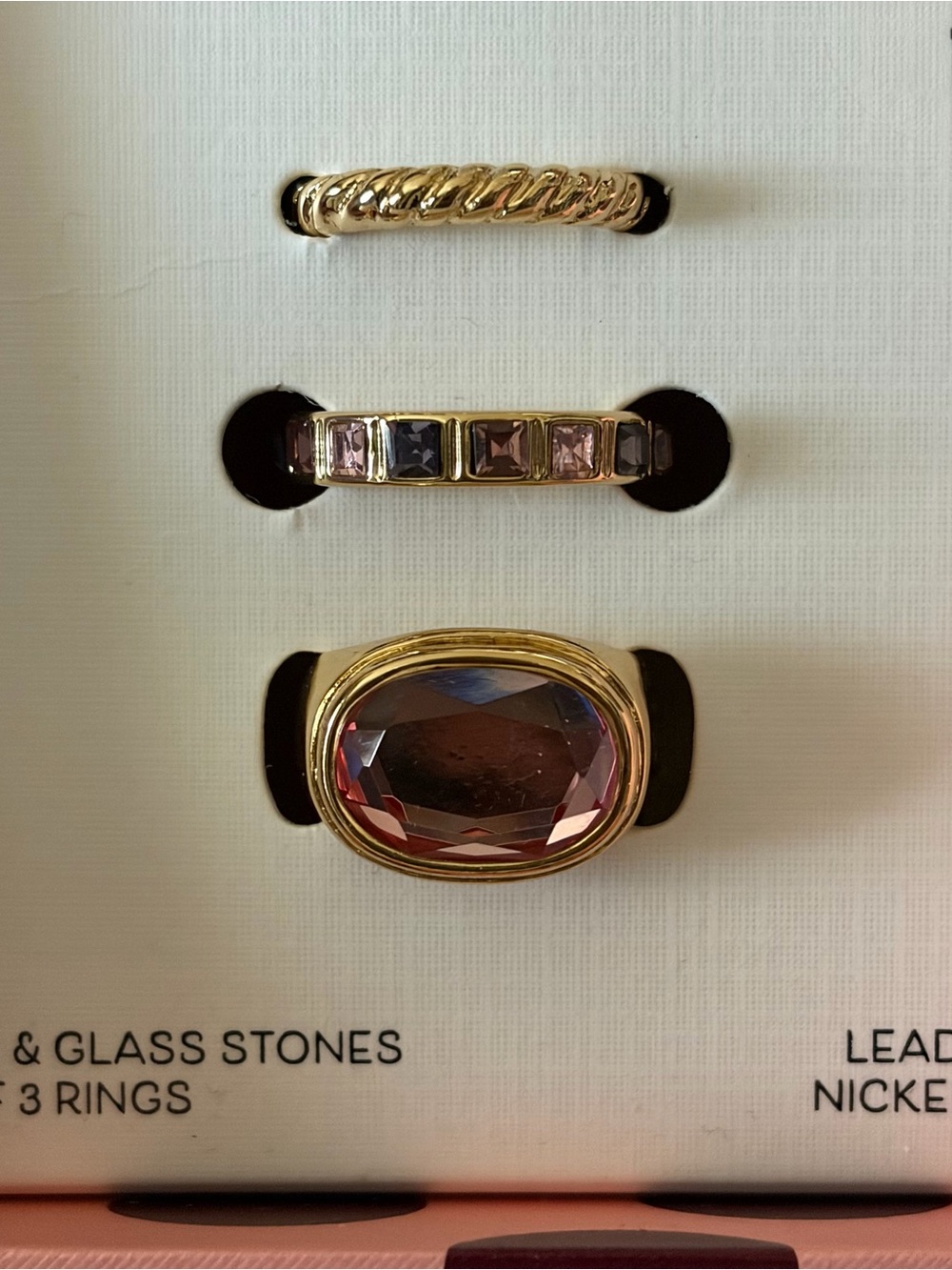 Piper K Gold Stackable Ring Set - Picture 3 of 4